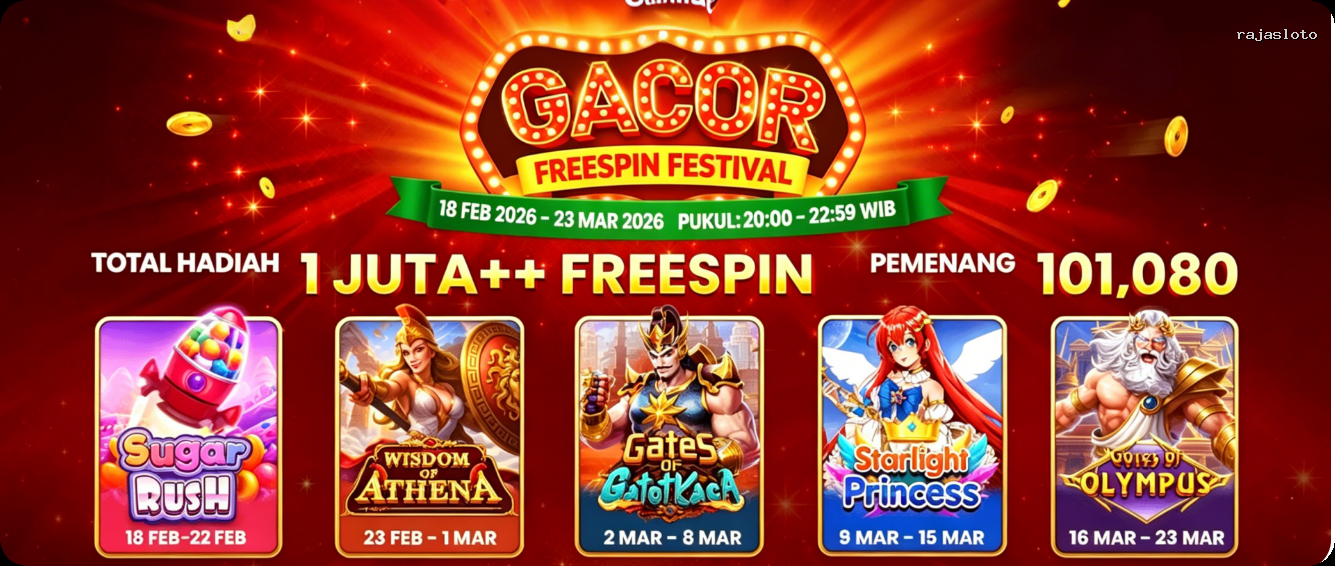Login rajasloto Sekarang Bonus Melimpah